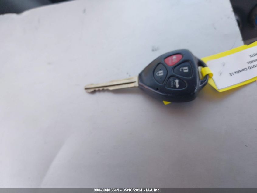 2011 Toyota Corolla Le VIN: 2T1BU4EE2BC618292 Lot: 39405541