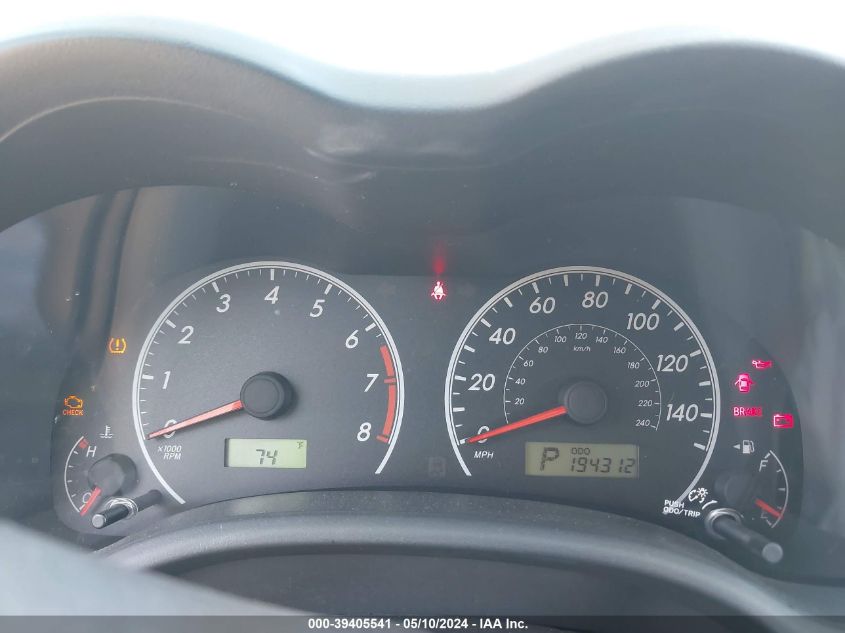 2011 Toyota Corolla Le VIN: 2T1BU4EE2BC618292 Lot: 39405541