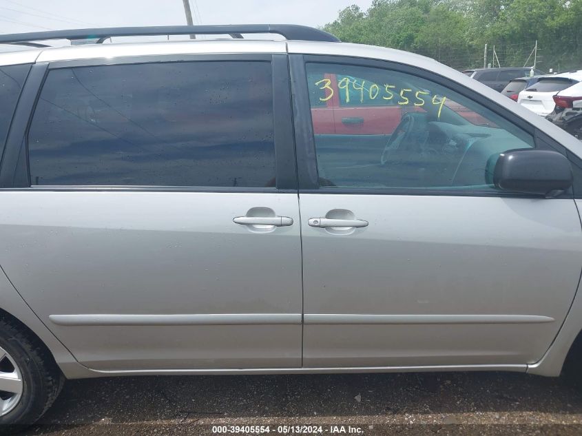 2008 Toyota Sienna Le VIN: 5TDZK23C28S125206 Lot: 39405554