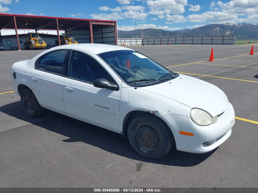 2000 Dodge Neon Highline VIN: 1B3ES46C5YD725091 Lot: 39405568