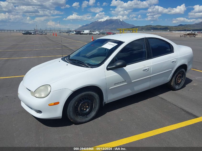 2000 Dodge Neon Highline VIN: 1B3ES46C5YD725091 Lot: 39405568