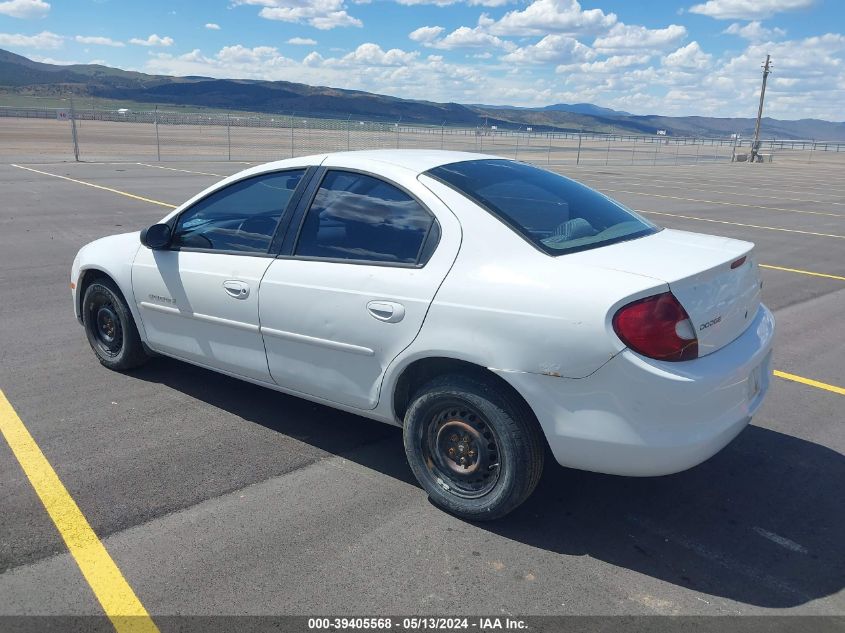 2000 Dodge Neon Highline VIN: 1B3ES46C5YD725091 Lot: 39405568