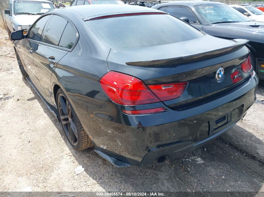 2013 BMW 640I Gran Coupe VIN: WBA6A0C50DDF14279 Lot: 39405574