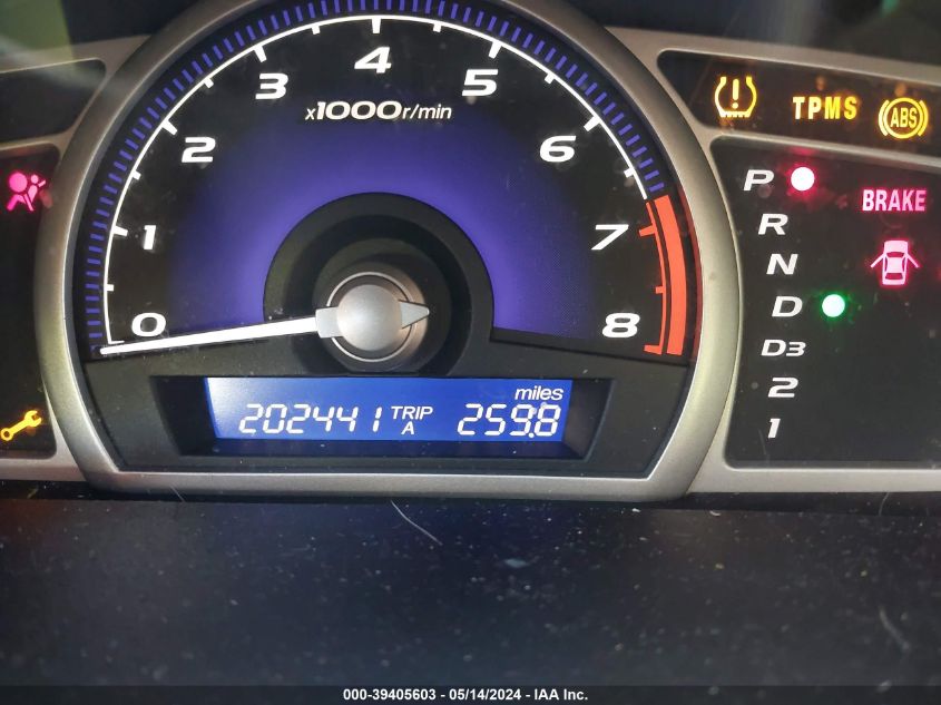 2009 Honda Civic Lx VIN: 2HGFA16579H536552 Lot: 39405603