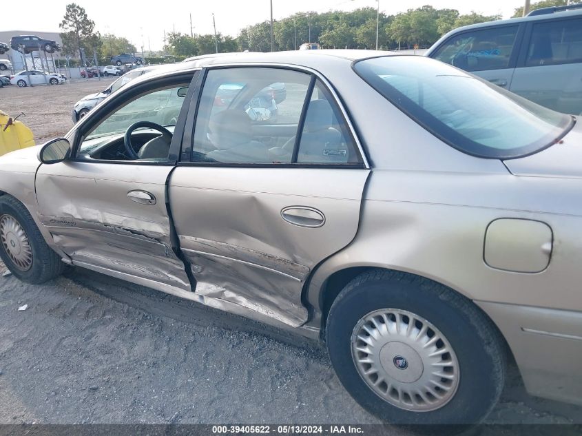 1999 Buick Century Custom VIN: 2G4WS52M4X1409128 Lot: 39405622