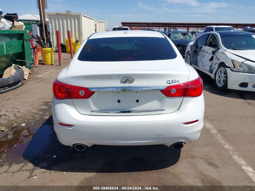 2014 Infiniti Q50 VIN: JN1BV7AP7EM692498 Lot: 39405634