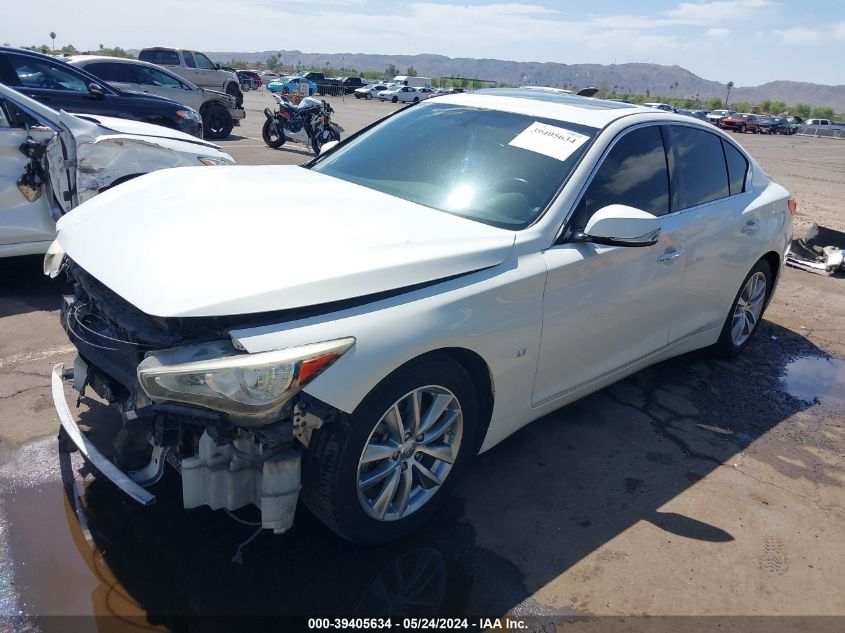 2014 Infiniti Q50 VIN: JN1BV7AP7EM692498 Lot: 39405634