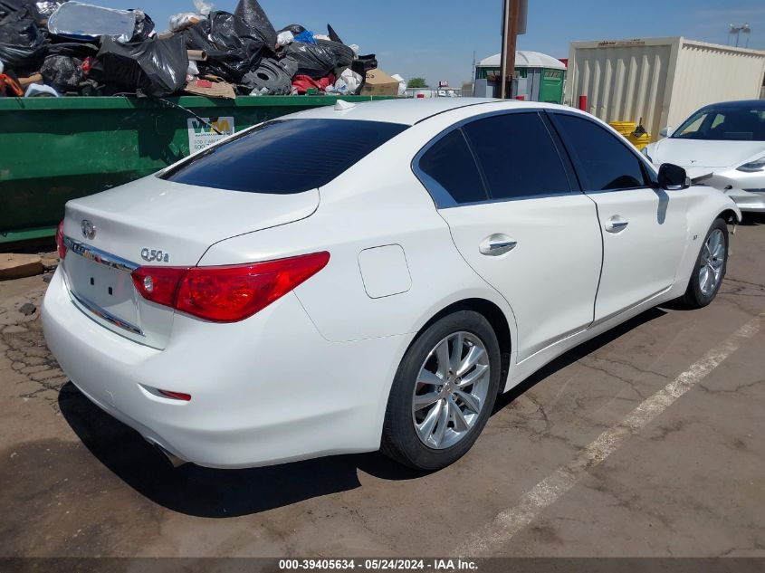 2014 Infiniti Q50 VIN: JN1BV7AP7EM692498 Lot: 39405634