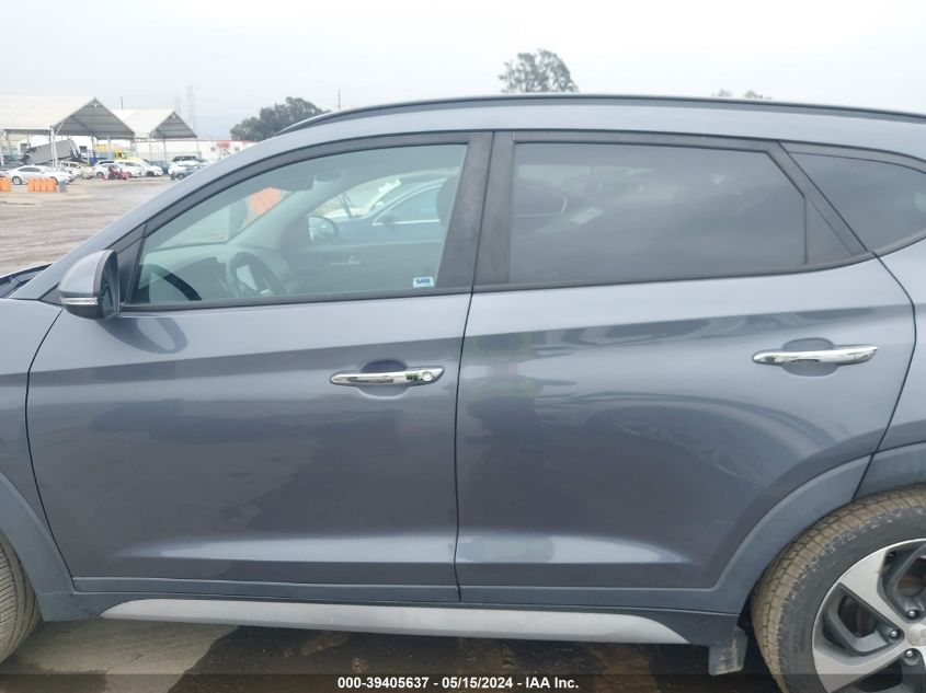 2018 Hyundai Tucson Limited VIN: KM8J33A25JU749234 Lot: 39405637