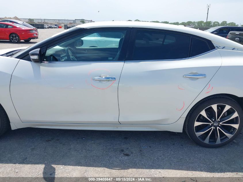 2016 Nissan Maxima 3.5 Sr VIN: 1N4AA6AP3GC412041 Lot: 39405647