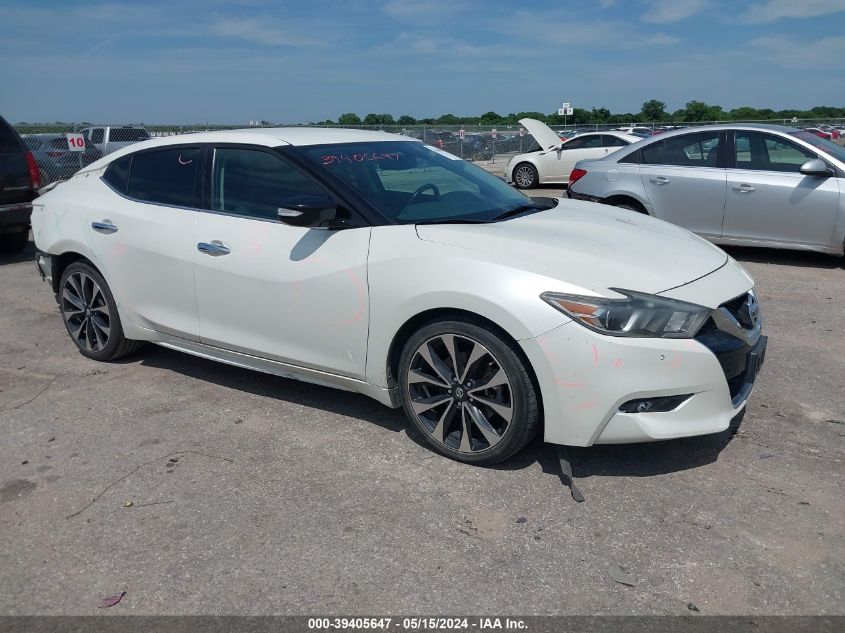 2016 Nissan Maxima 3.5 Sr VIN: 1N4AA6AP3GC412041 Lot: 39405647