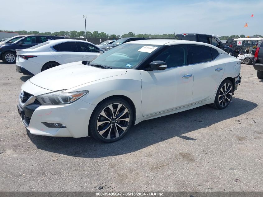 2016 Nissan Maxima 3.5 Sr VIN: 1N4AA6AP3GC412041 Lot: 39405647