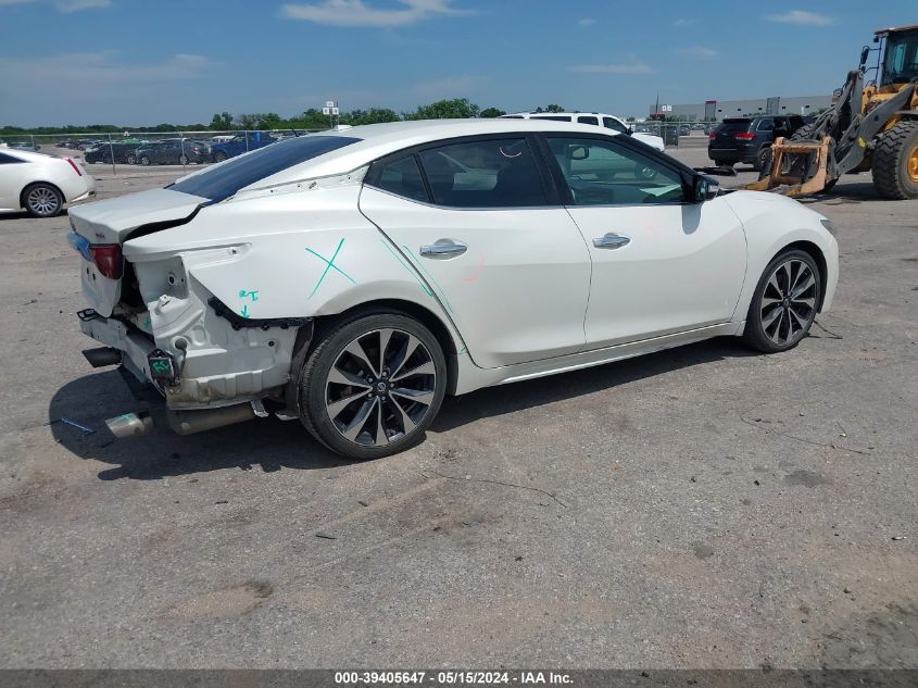 2016 Nissan Maxima 3.5 Sr VIN: 1N4AA6AP3GC412041 Lot: 39405647