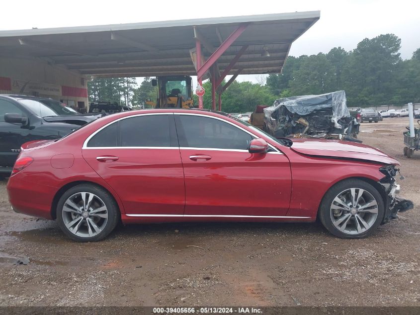 2016 Mercedes-Benz C 300 Luxury/Sport VIN: WDDWF4JB7GR165412 Lot: 39405656