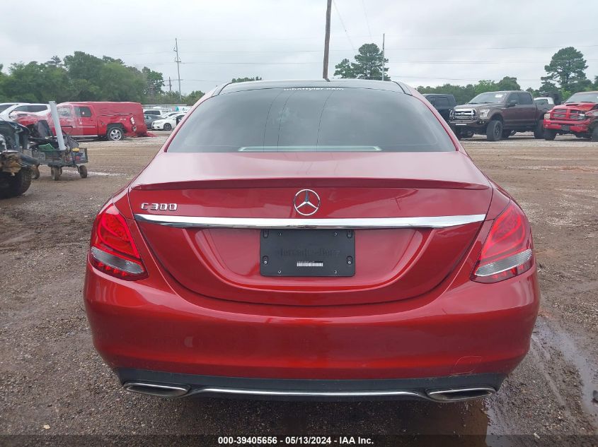 2016 Mercedes-Benz C 300 Luxury/Sport VIN: WDDWF4JB7GR165412 Lot: 39405656