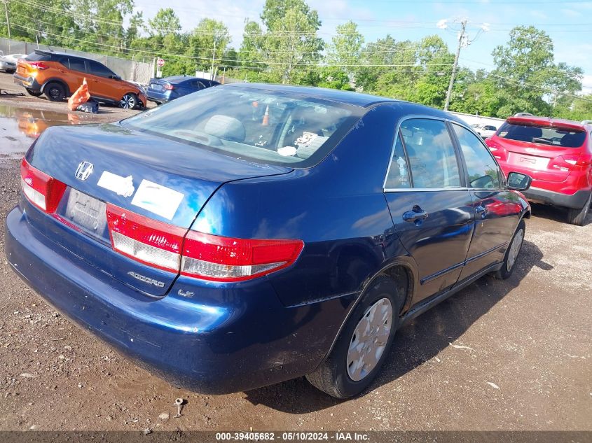 2003 Honda Accord 2.4 Lx VIN: 1HGCM56303A054222 Lot: 39405682