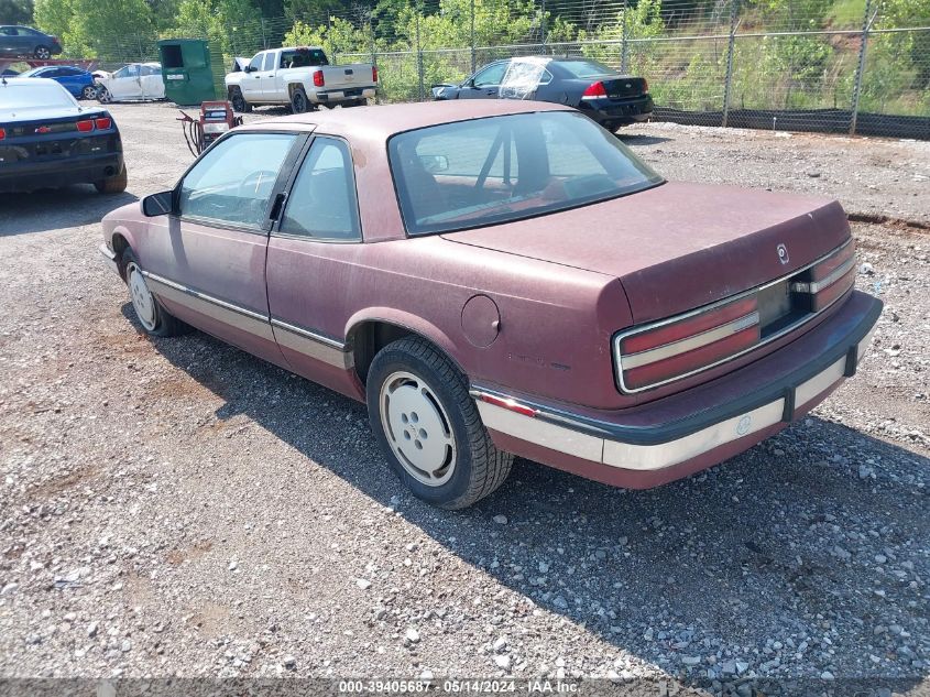 1990 Buick Regal Limited VIN: 2G4WD14L9L1442451 Lot: 39405687