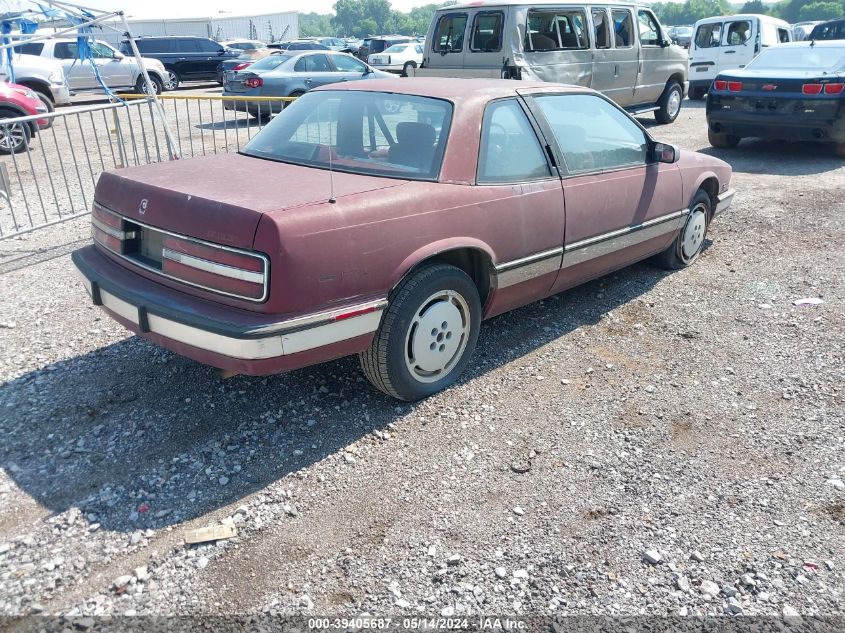 1990 Buick Regal Limited VIN: 2G4WD14L9L1442451 Lot: 39405687