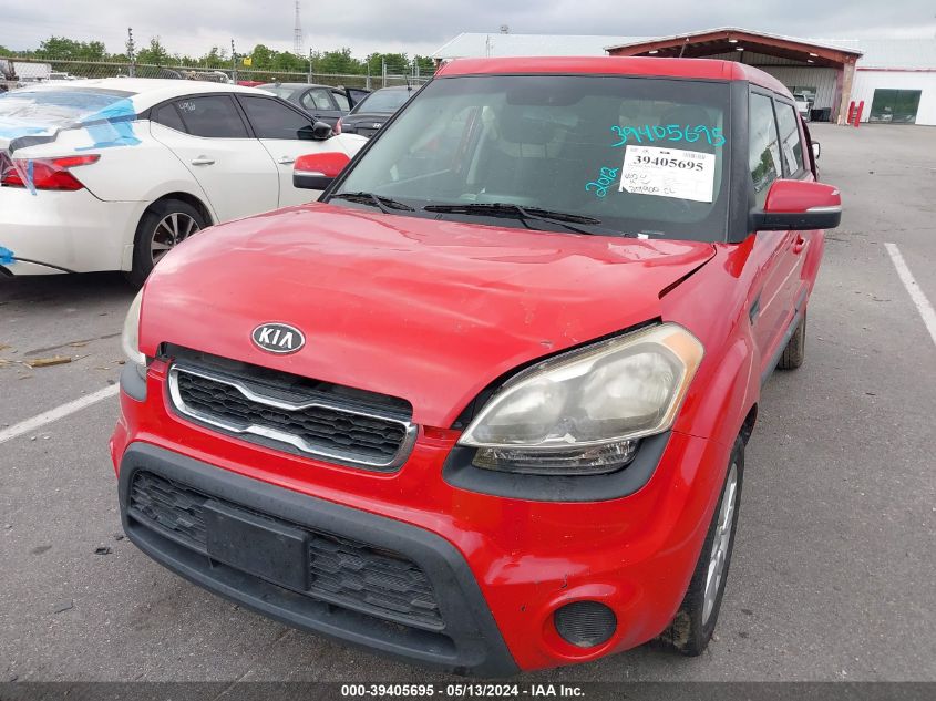 2012 Kia Soul + VIN: KNDJT2A66C7420853 Lot: 39405695