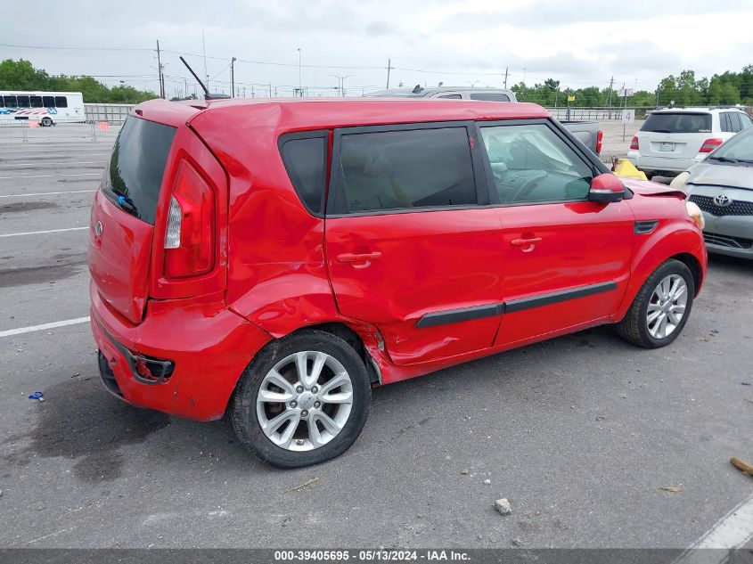 2012 Kia Soul + VIN: KNDJT2A66C7420853 Lot: 39405695