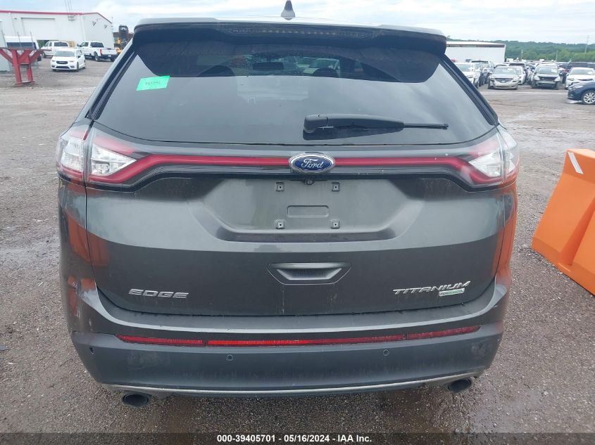 2018 Ford Edge Titanium VIN: 2FMPK3K96JBB45254 Lot: 39405701