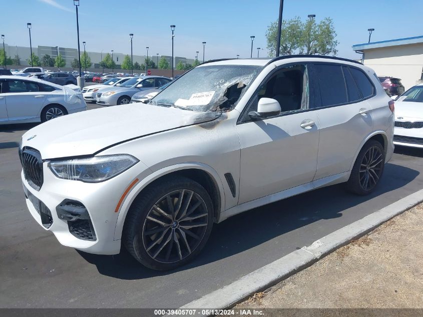 2022 BMW X5 M50I VIN: 5UXJU4C06N9M12405 Lot: 39405707