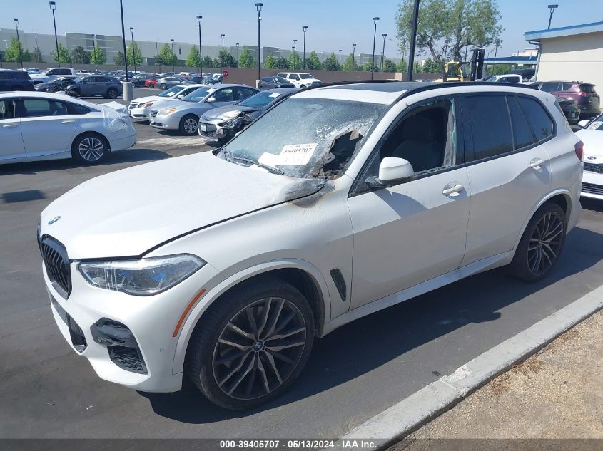 2022 BMW X5 M50I VIN: 5UXJU4C06N9M12405 Lot: 39405707