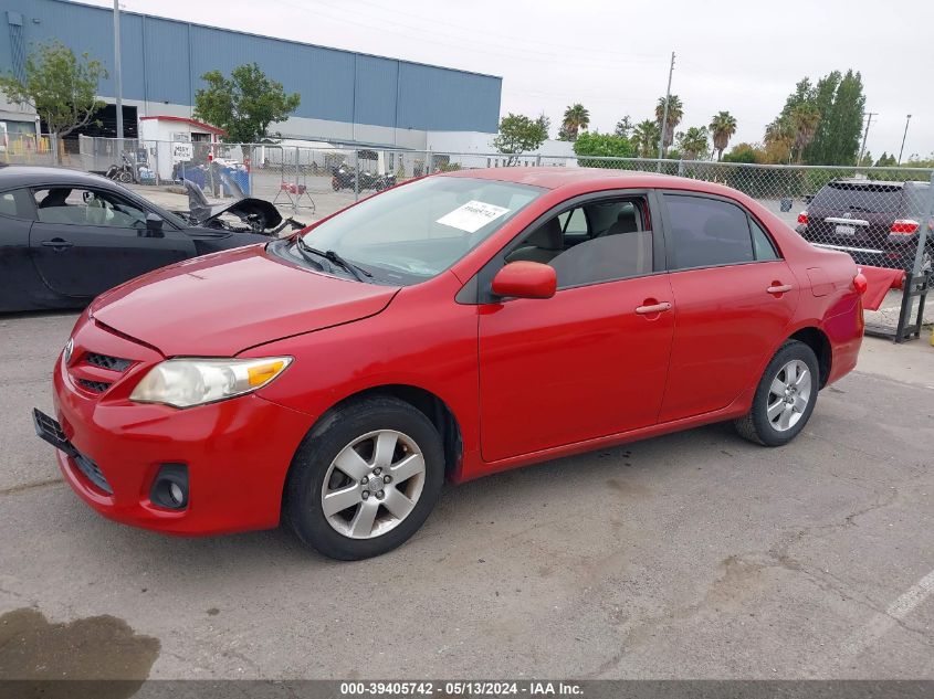 2011 Toyota Corolla Le VIN: 2T1BU4EE9BC628303 Lot: 39405742