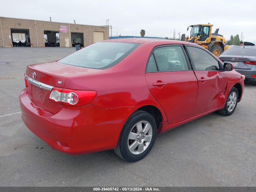 2011 Toyota Corolla Le VIN: 2T1BU4EE9BC628303 Lot: 39405742