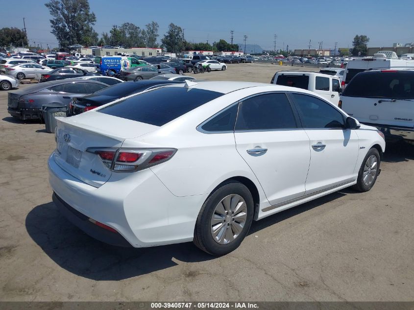 2017 Hyundai Sonata Hybrid Se VIN: KMHE24L3XHA061208 Lot: 39405747