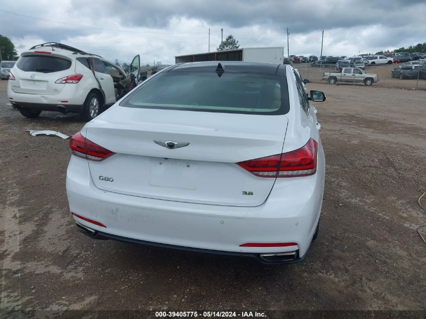 2017 Genesis G80 3.8 VIN: KMHGN4JEXHU205231 Lot: 39405775