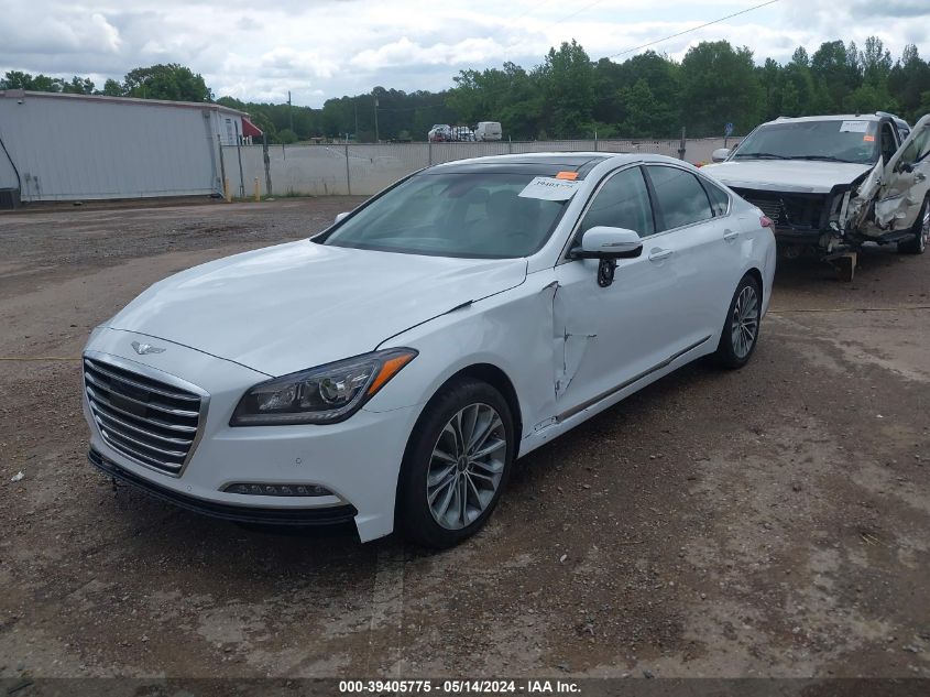 2017 Genesis G80 3.8 VIN: KMHGN4JEXHU205231 Lot: 39405775