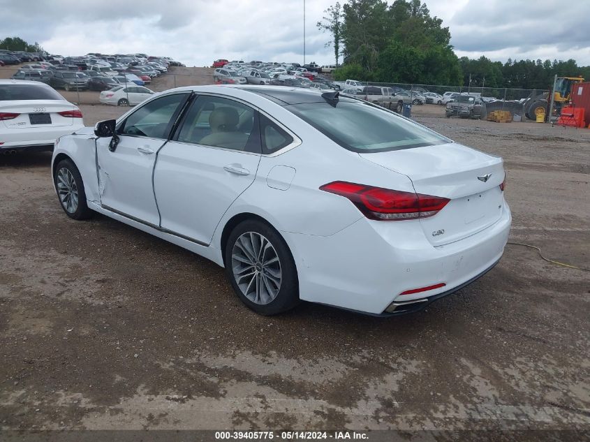 2017 Genesis G80 3.8 VIN: KMHGN4JEXHU205231 Lot: 39405775