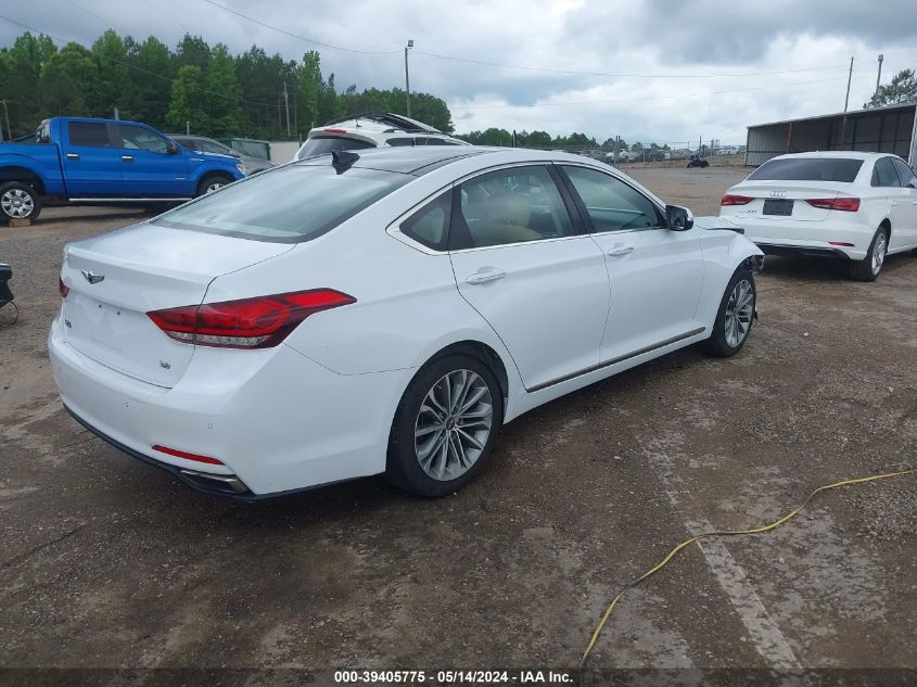 2017 Genesis G80 3.8 VIN: KMHGN4JEXHU205231 Lot: 39405775