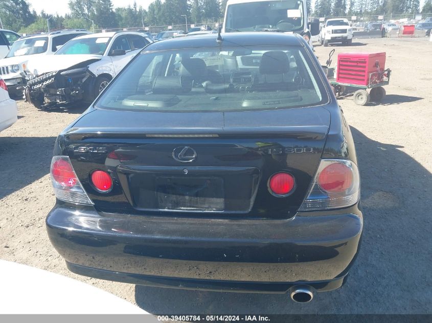 2003 Lexus Is 300 VIN: JTHBD192230079181 Lot: 39405784