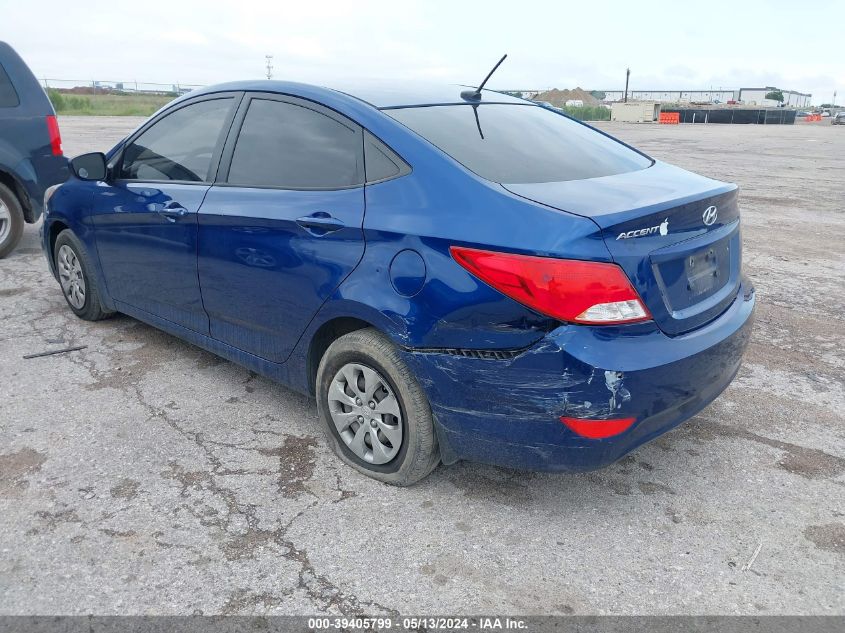 2016 Hyundai Accent Se VIN: KMHCT4AEXGU048593 Lot: 39405799