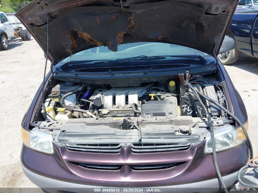 1997 Dodge Grand Caravan Se VIN: 1B4GP44RXVB255922 Lot: 39405810