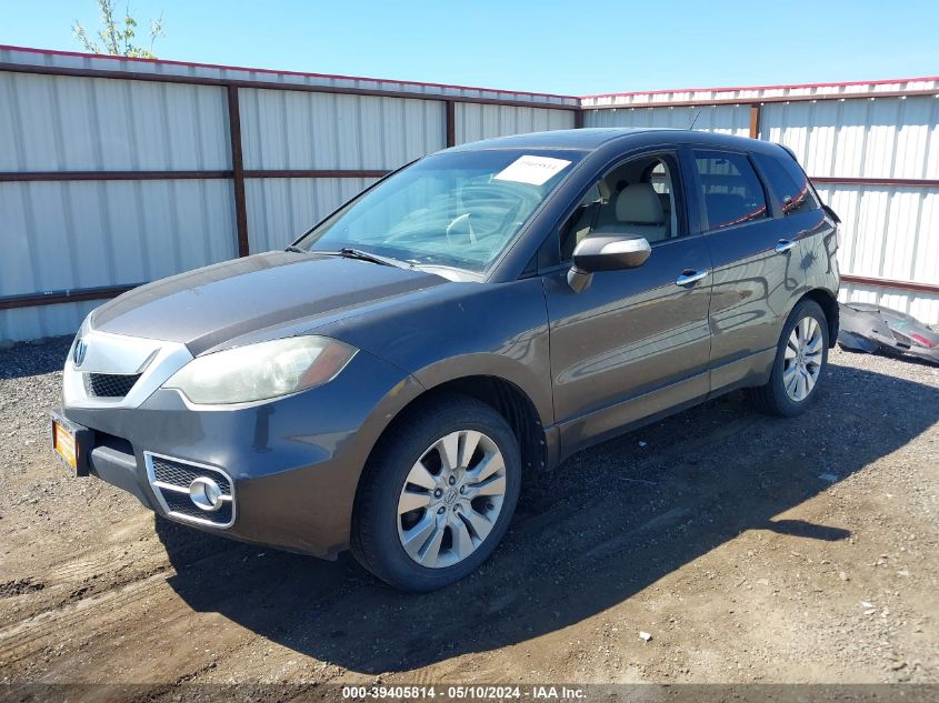 2011 Acura Rdx VIN: 5J8TB1H52BA001954 Lot: 39405814