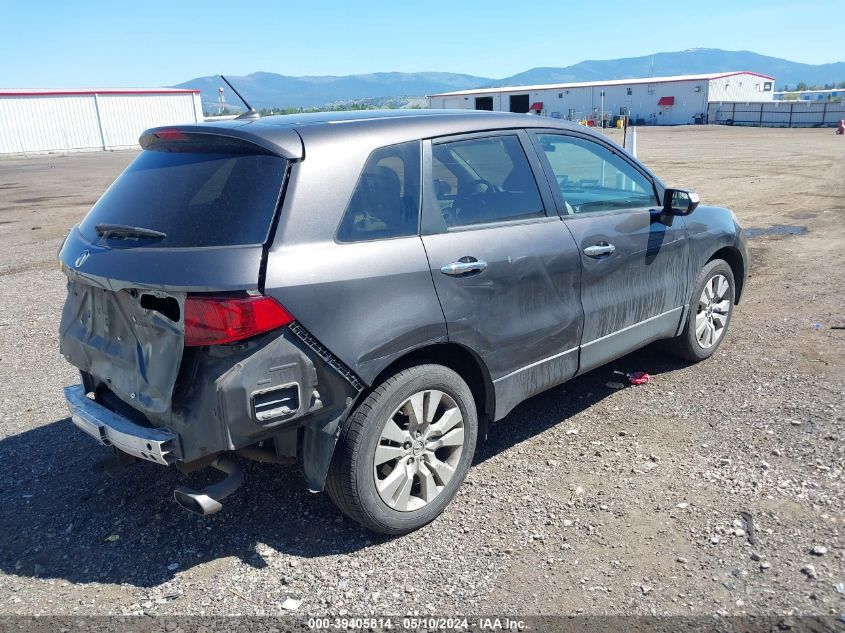 2011 Acura Rdx VIN: 5J8TB1H52BA001954 Lot: 39405814