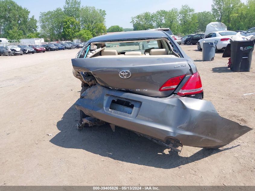 2007 Toyota Avalon Limited VIN: 4T1BK36B87U186138 Lot: 39405826