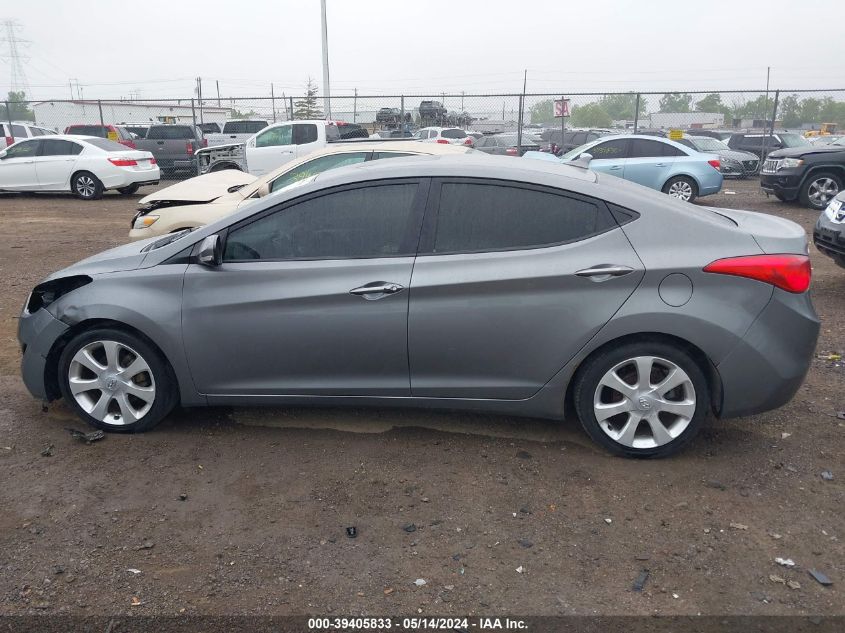 2012 Hyundai Elantra Limited VIN: 5NPDH4AE9CH120592 Lot: 39405833