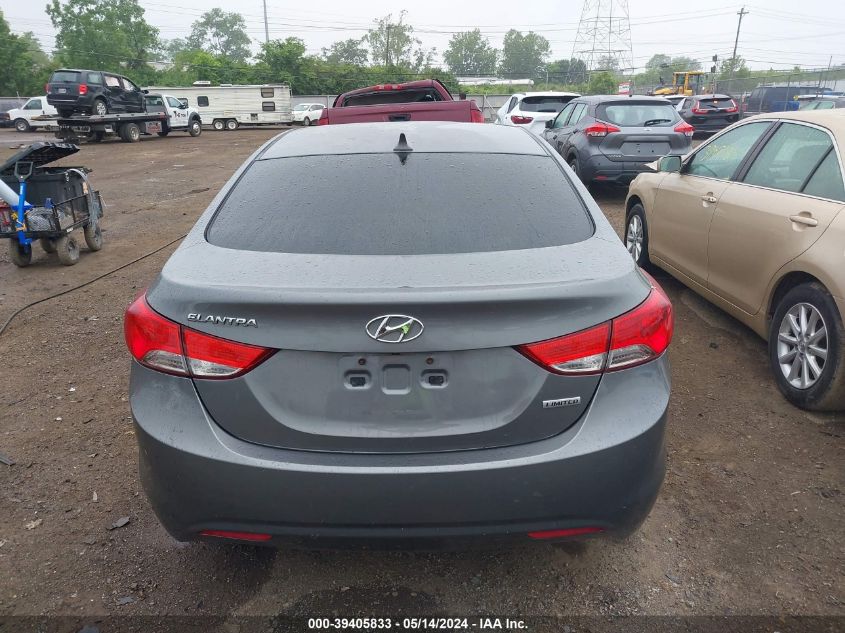 2012 Hyundai Elantra Limited VIN: 5NPDH4AE9CH120592 Lot: 39405833