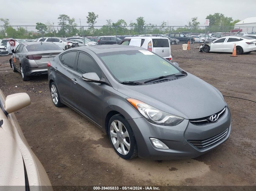 2012 Hyundai Elantra Limited VIN: 5NPDH4AE9CH120592 Lot: 39405833