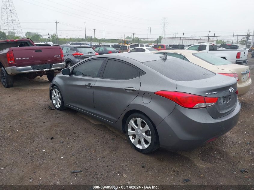 2012 Hyundai Elantra Limited VIN: 5NPDH4AE9CH120592 Lot: 39405833