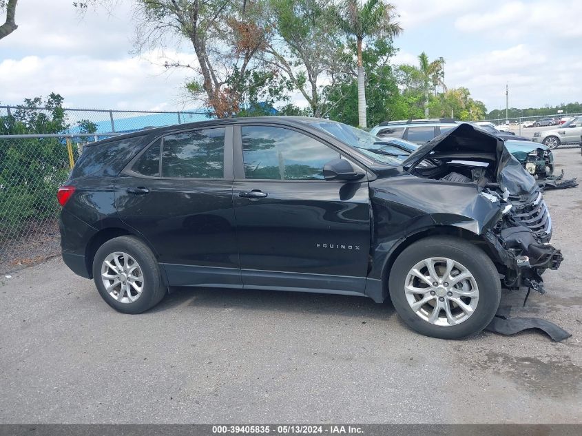 2020 Chevrolet Equinox Fwd Ls VIN: 2GNAXHEV7L6132128 Lot: 39405835