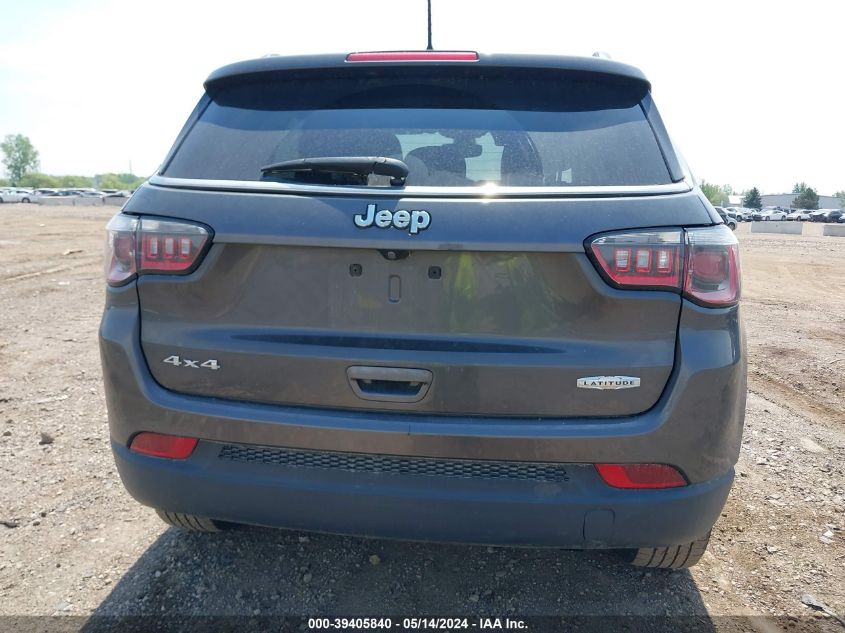 2018 Jeep Compass Latitude 4X4 VIN: 3C4NJDBB4JT161190 Lot: 39405840