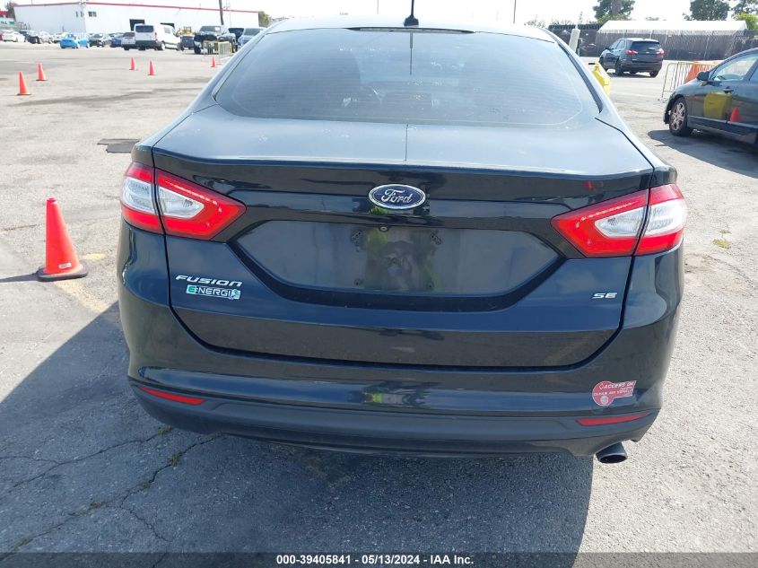 2016 Ford Fusion Energi Se Luxury VIN: 3FA6P0PU1GR115785 Lot: 39405841