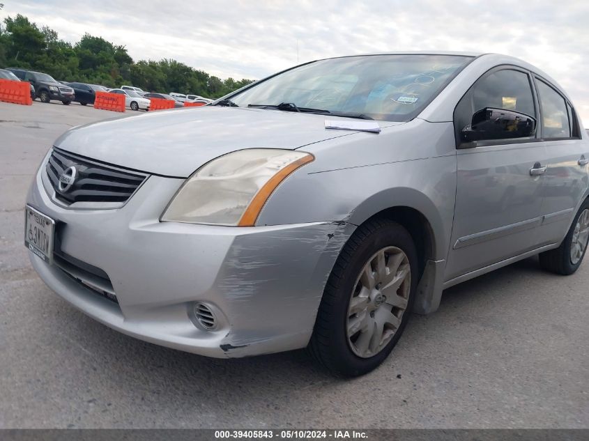 2012 Nissan Sentra 2.0 S VIN: 3N1AB6AP5CL617045 Lot: 39405843