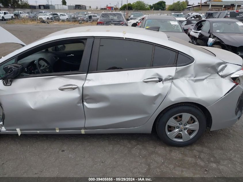 2017 Chevrolet Cruze Ls Auto VIN: 1G1BC5SM7H7262509 Lot: 39405855