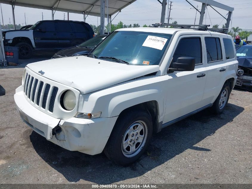 2008 Jeep Patriot Sport VIN: 1J8FT28W88D668308 Lot: 39405870